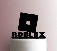 Roblox Logo 3D Printed Stand Sign Pretend Play Kids Toy 20th