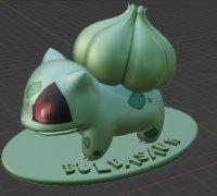 STL file Bulbasaur - Cannabis - Marijuana・Template to download and 3D  print・Cults