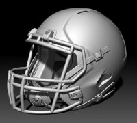 Football Helmet Riddell SpeedFlex Squeezed 3D Model $179 - .obj
