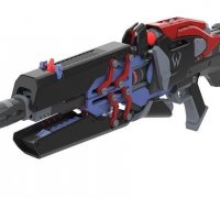 3D Printed Widowmaker's Widow's Kiss Collapsible Sniper Rifle