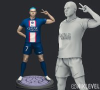 STL file kylian mbappe lamp E14 🔦・3D printing idea to download