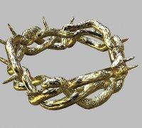 STL file Kendrick Lamar Crown of Thorns  Tiffany & Co.・3D printable design  to download・Cults