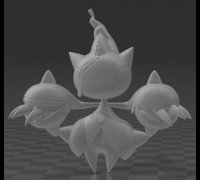 STL file Mega Banette pokemon 🐉・3D printable model to download・Cults