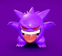 Mega Gengar Shiny - 3D model by Rashky (@rashky) [53e915e]