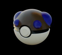 STL file Pokemon Beast Ball Pokeball 🐉・3D printing idea to download・Cults