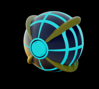 STL file Pokeball - Beast Ball 🐉・3D printable model to download・Cults