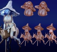 RANNI THE WITCH ELDEN RING CHARACTER GIRL 3D PRINT MODEL
