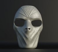 STL file Cosplay Party Mask - Face Mask 3D print model 🥳・3D