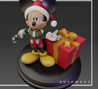 STL-Datei Weihnachten Mickey Mouse Fan Art Ausstechform 🐁・3D