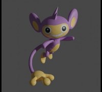 STL file 424- Ambipom Pokemon Figure 🐉・3D printer model to download・Cults