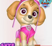 skye paw patrol 3D Models to Print - yeggi