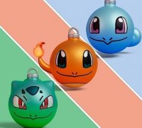 Pokemon 3D Artwork With Bulbasaur and Charmander Nintendo 