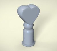 STL file Heart candle mold 💜・3D print object to download・Cults