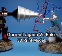 Tengen Toppa Gurren Lagann - 3D model by UTF2005 (@utf2005) [da1dc30]