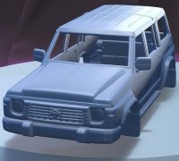 STL file Body NISSAN PATROL Y60 1/10 (wheelbase 275mm) 🌆・Design to  download and 3D print・Cults