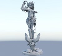 Modelo 3D da nova Skin Zyra Coven efeitos e habilidades💀 créditos: Sk