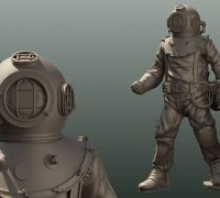 STL file Kirby Morgan Scuba Diving Helmet / Dive Helmet 🤿・3D printable  model to download・Cults