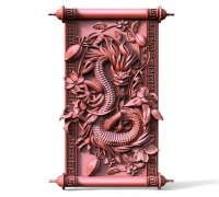 Dragon, 3D STL Model 1001 – Cnc Planet Art