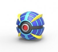 STL file Pokeball - Beast Ball 🐉・3D printable model to download・Cults