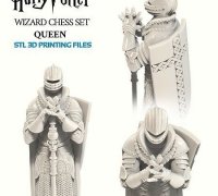 STL file Harry Potter Wizard Chess Set - Bishop ♟️・3D printing model to  download・Cults