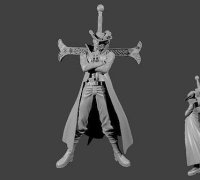 3D file One Piece Mihawk Sword live action 🗡️・3D print design