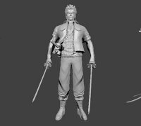 3D file 3 COLLAPSING KATANAS - ZORO - ONE PIECE - (PRINT IN PLACE +  ASSEMBLY VERSION) 🗡️・3D printing design to download・Cults