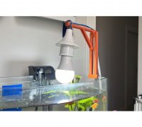 STL file Terrarium, aquarium LED lamp holder 🔦・3D printing model to  download・Cults