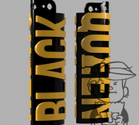 STL file Bic Classic Lighter Case + Keychain Case・3D print design to  download・Cults