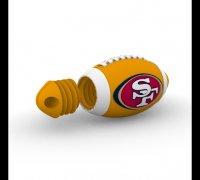 3D file San Francisco 49ers Logo 🏈・Template to download and 3D