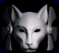 STL file Cat mask to painting 🐱・3D printing idea to download・Cults