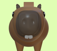 STL file Capybara (petplay) for keychain 🗝️・3D printing design to  download・Cults