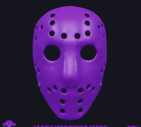 STL file Jason Voorhees - Mask - Best Mask 🎃・3D print design to  download・Cults