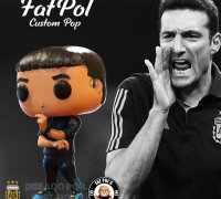 STL file FUNKO POP MESSI 🇦🇷・Model to download and 3D print・Cults