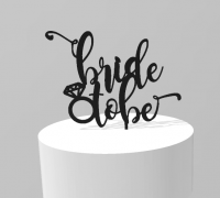 STL file Wedding cake topper 7 💒・3D print object to download・Cults