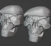 Datei STL Totenkopf Schlüsselanhänger 👗・Modell für 3D-Druck zum  herunterladen・Cults