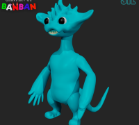 STL file Garden of BanBan 4 characters 🐌・3D printer design to
