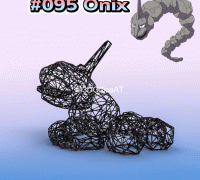 STL file Pokémon - Onix 🎨・Model to download and 3D print・Cults