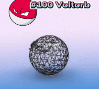 STL file Pokemon Voltorb Electrode 🐉・3D print design to download・Cults