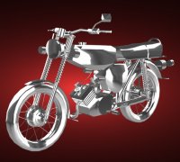 Simson S51 vector drawing