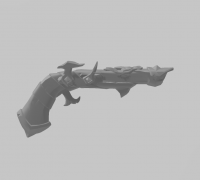 STL file Blunderbuss, Barrel Gun / Antique Pistol 🔫・Model to download and  3D print・Cults