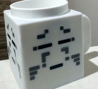 Free STL file Creeper Mug (Minecraft) ☕・3D printing model to download・Cults