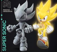 3D Transition [Legendary Super Sonic] Lenticular Print