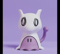STL file 3D Printed Proxy Pokemon Cards - Mew 🐉・3D print object