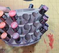 Free STL file Modular Acrylic Paint Holder 🎨・3D printable model to  download・Cults