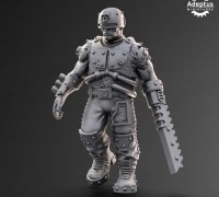 Neko Guard - Killteam Specialist Upgrade Set 3D model 3D printable