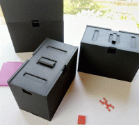 Card Game Storage Box by Gorbag, Download free STL model