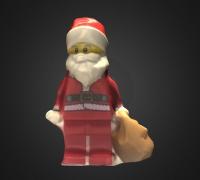 Lego Santa Scene 3D Model in X-mas 3DExport