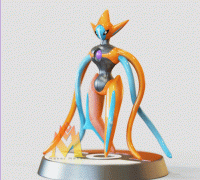 3D file Deoxys vs Rayquaza diorama 🐉・3D printing template to download・Cults