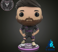 STL file Funko Pop Messi with World Cup 🗺️・3D printer model to  download・Cults