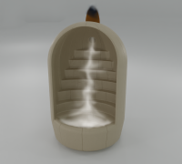 Incense Burner Avatar Goddess Spiritual Home Decor waterfall 3D model 3D  printable